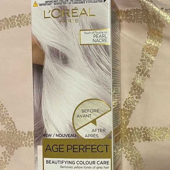 L'Oreal Paris Age Perfect Beautifying ColourCare Temp Hair Colour Touch Of Pearl - Picture 7 of 8